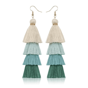 Pendientes de Borla Bohemios